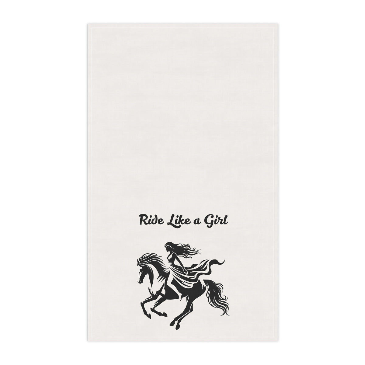 Equestrian Tea Towels - 'Ride Like a Girl' Kitchen Décor, Gifts for Horse Lovers, Farmhouse Style, Home Accessories, Cooking & Baking [...]