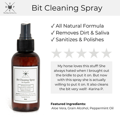 Bit Cleaning Spray for Horses - 4oz