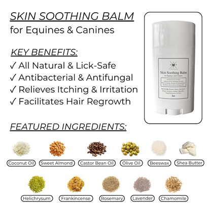 Skin Soothing Balm for Dogs & Horses - 2oz
