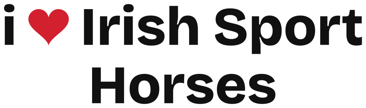 White glossy mug - i ❤️ Irish Sport-Horses